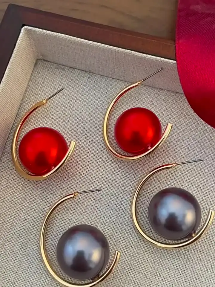 Геометрические серьги WANZHI