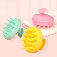 Silicone Massage Comb  Clean The Scalp Thoroughly Scalp Massage Easy Foaming Head Massage Brush Shampoo Brush Bath Comb 1