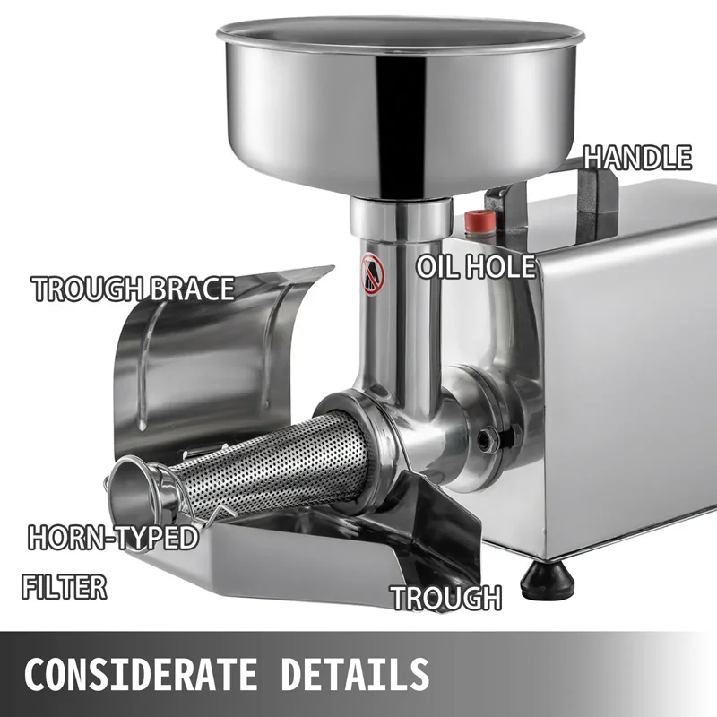 Electric Tomato Sauce Strainer Machine Fruit Jam Making Machine Tomato Milling Jam Press Machine 4