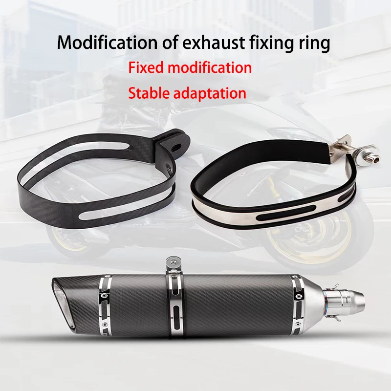 thumbnail image 2 of NEW Motorcycle Exhaust Muffler Silencer Hanger Hanging Clamp Strap Mount Bracket 2 of 12