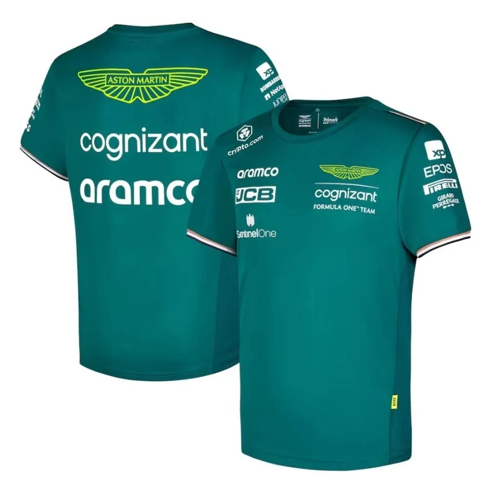 thumbnail image 1 of 2024 nueva camiseta de secado rápido para hombre, traje de motociclismo de carreras de F1, camiseta de manga corta de secado rápido transpirable de verano, camiseta cruzada, 1 of 4