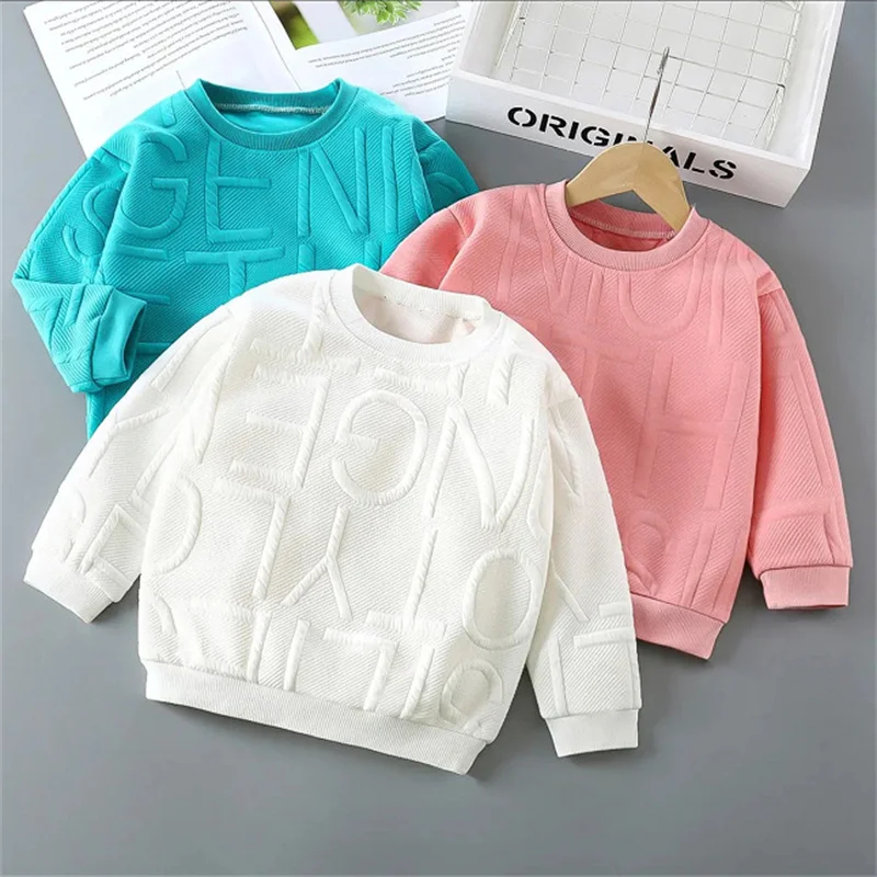 

Boys Hoodies Sweatshirts Cotton Tops Outwear 2023 New Arrive Spring Autumn Windproof Kids Plus Size Children's Clothing