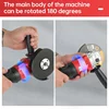 VVOSAI 125mm MT-Series 20V Brushless Angle Grinder Rechargeable 3 Gears Wireless Electri Cutting Grinding Cordless Power Tools 4