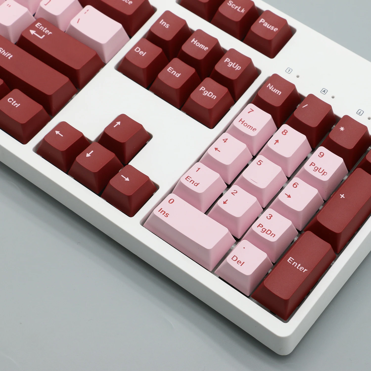 samurai vermelho rudy nautilus olivia ártico keycaps
