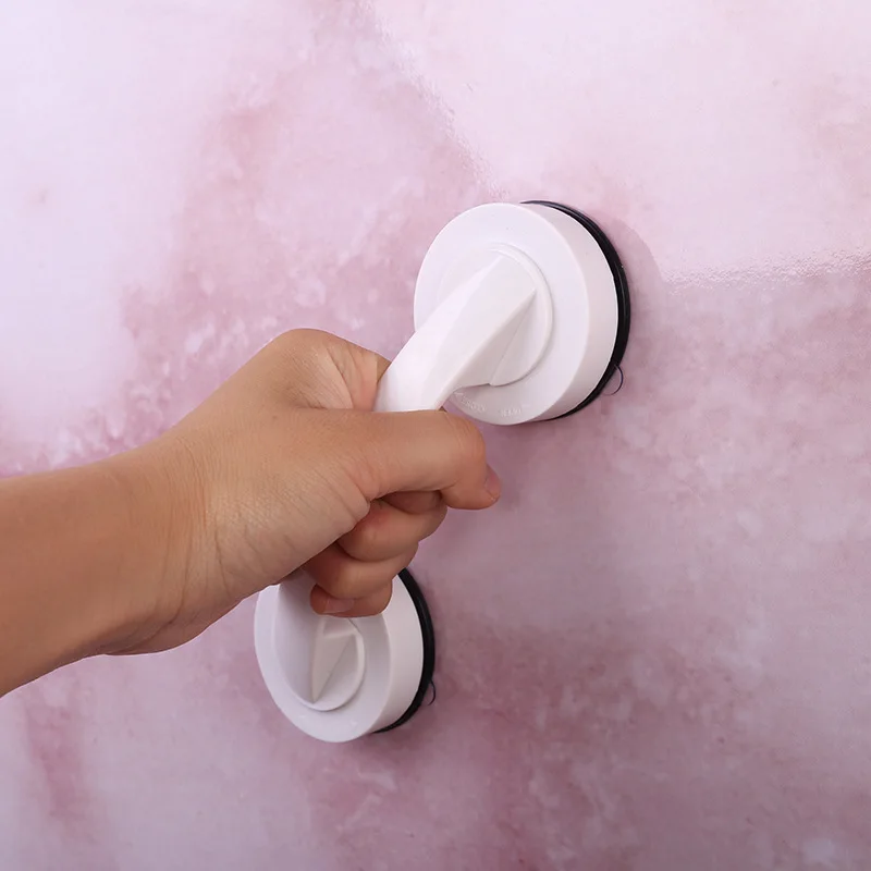 Bathroom Safety Grip Suction Cup Handrail Non-slip Bath Door Handle Shower Grab Bar Practical Bathroom Accessories Hardware