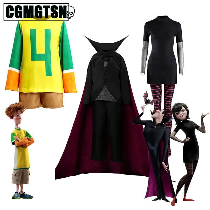 

CGMGTSN Adult Transylvania Jonathan Dracula Cloak Cosplay Costume Outfit Halloween Carnival Suit For Men Male Role Play