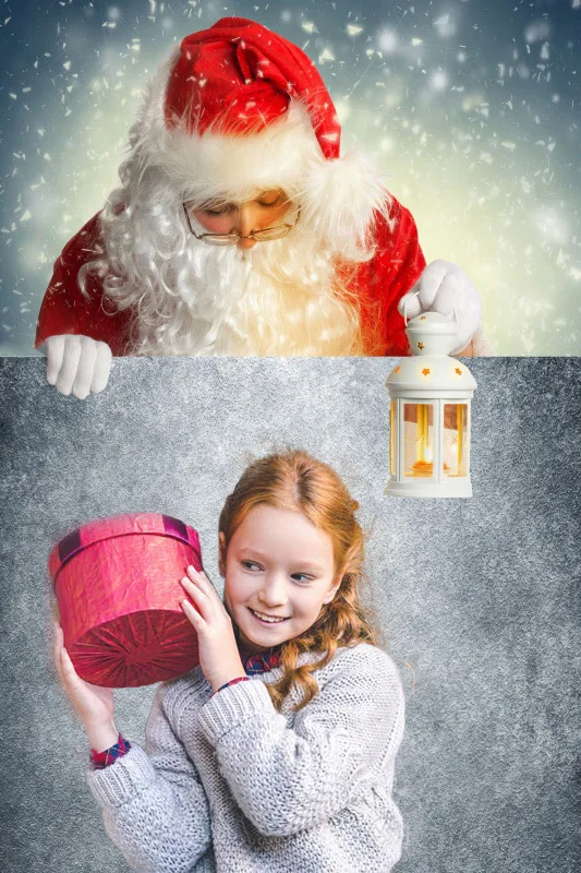 Fundo da Fotografia do Feliz Natal Placa de Madeira Decoração do Natal Pinho Neve Bebê Peitoril da Janela Estúdio de Fotografia Inverno - Image 5