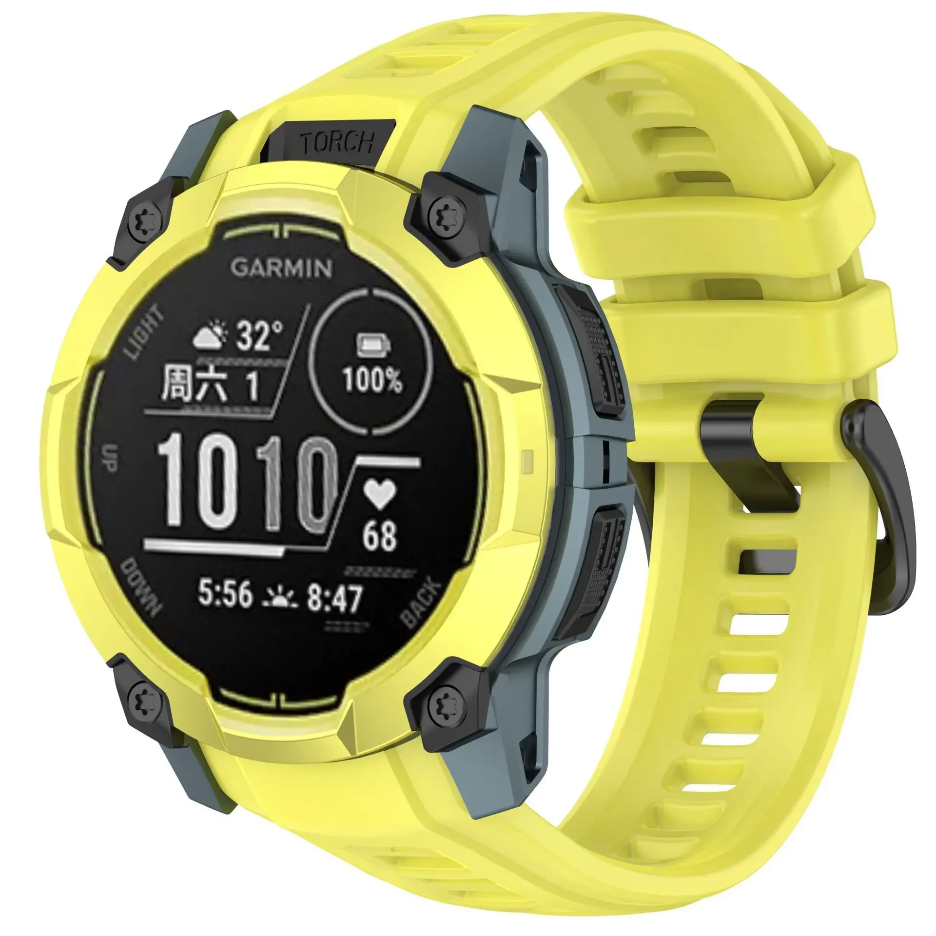 Durable Silicone Smart Watch Band Bracelet - 22mm/26mm Strap Accessory