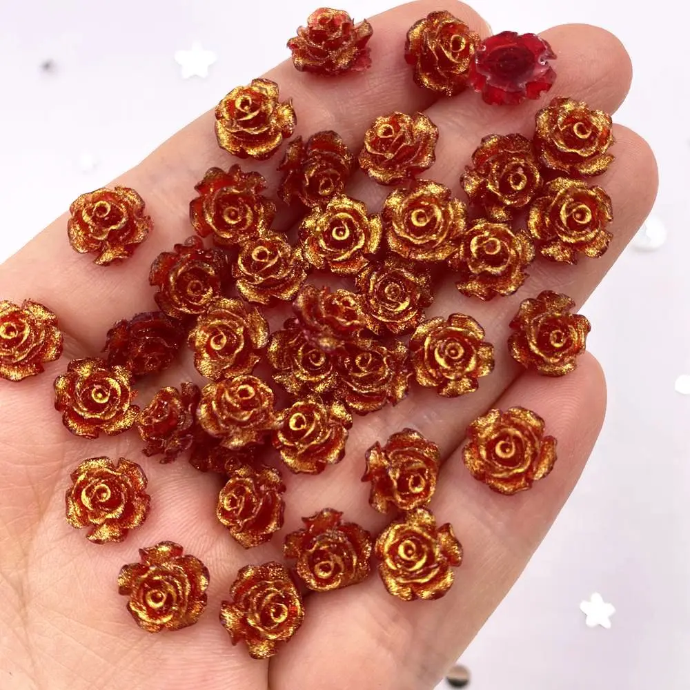50 Stück Strass Perlen Knöpfe Set – 12 Mm, Silberfarben, Für DIY, Hochzeit, Blumenstrauß, Scrapbooking (ohne Nählöcher)