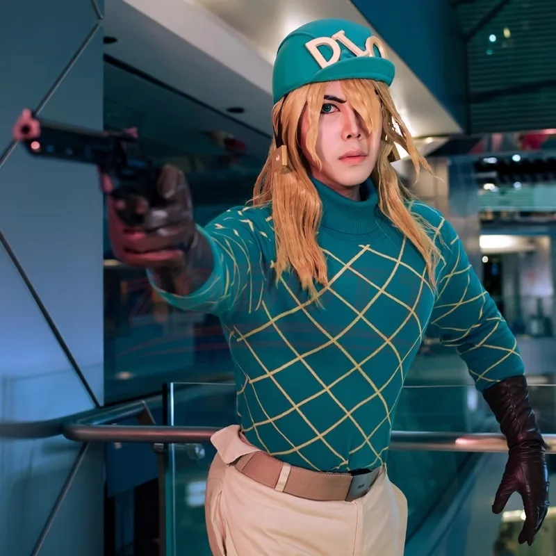 Anime Bizarre Adventure Cosplay Costume Diego Brando Golden Wind