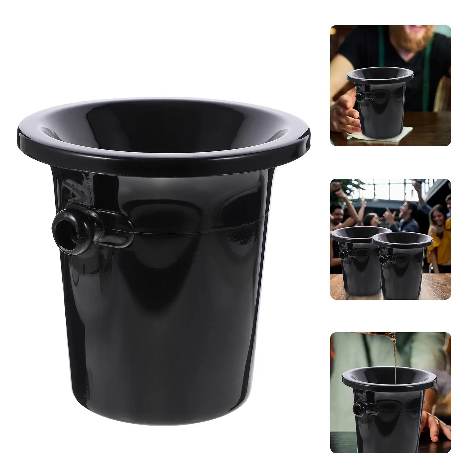 3 Pcs Spit Barrel Wine Spittoon Tasting Buckets Creative Dump Plastic Ice Baby Drinks