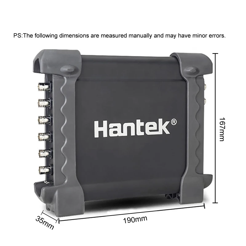 Hantek 1008C Digital Oscilloscope 8 Channel Programmable Signal Generator Auto Ignition Probe USB Oscilloscope + HT201