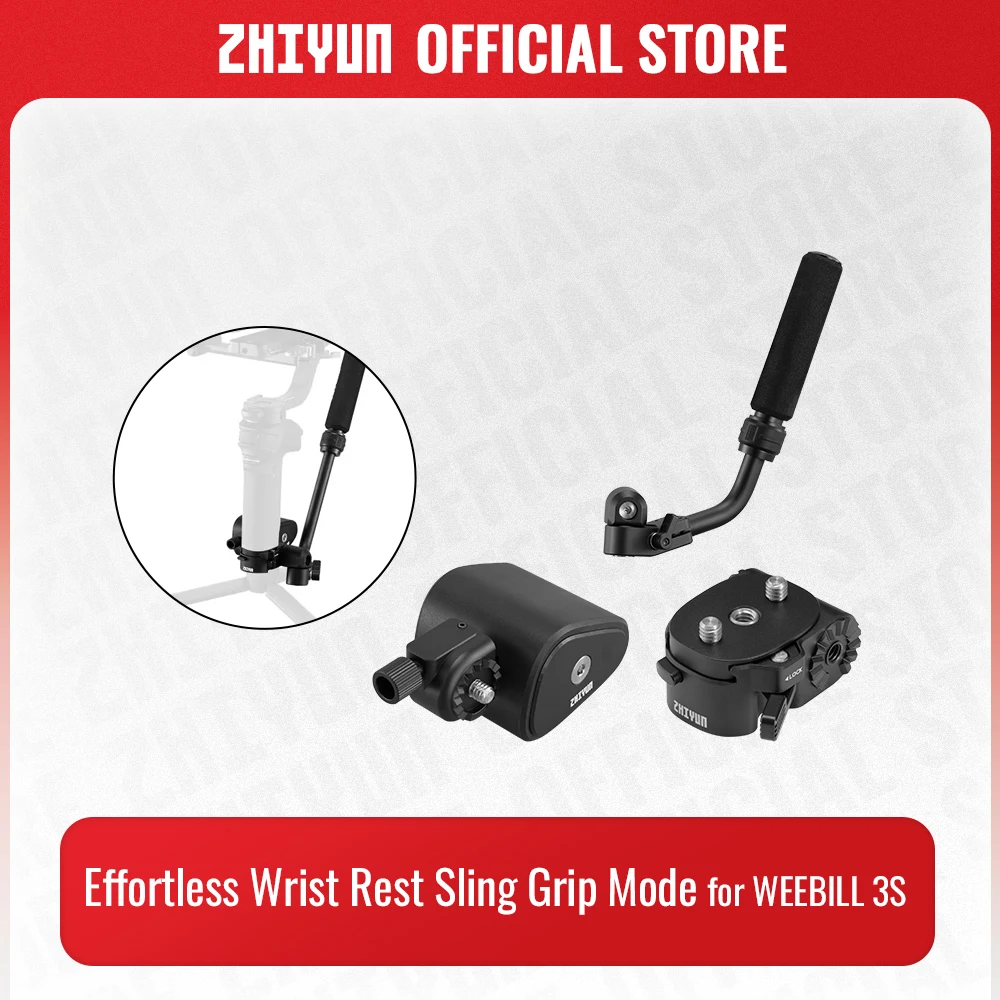 Supporto Per Impugnatura Ergonomico Zhiyun Ex1A09 – Rest Per Polso E Imbraco Per Weebill 3S – Accessorio Per Gimbal Per Fotocamera