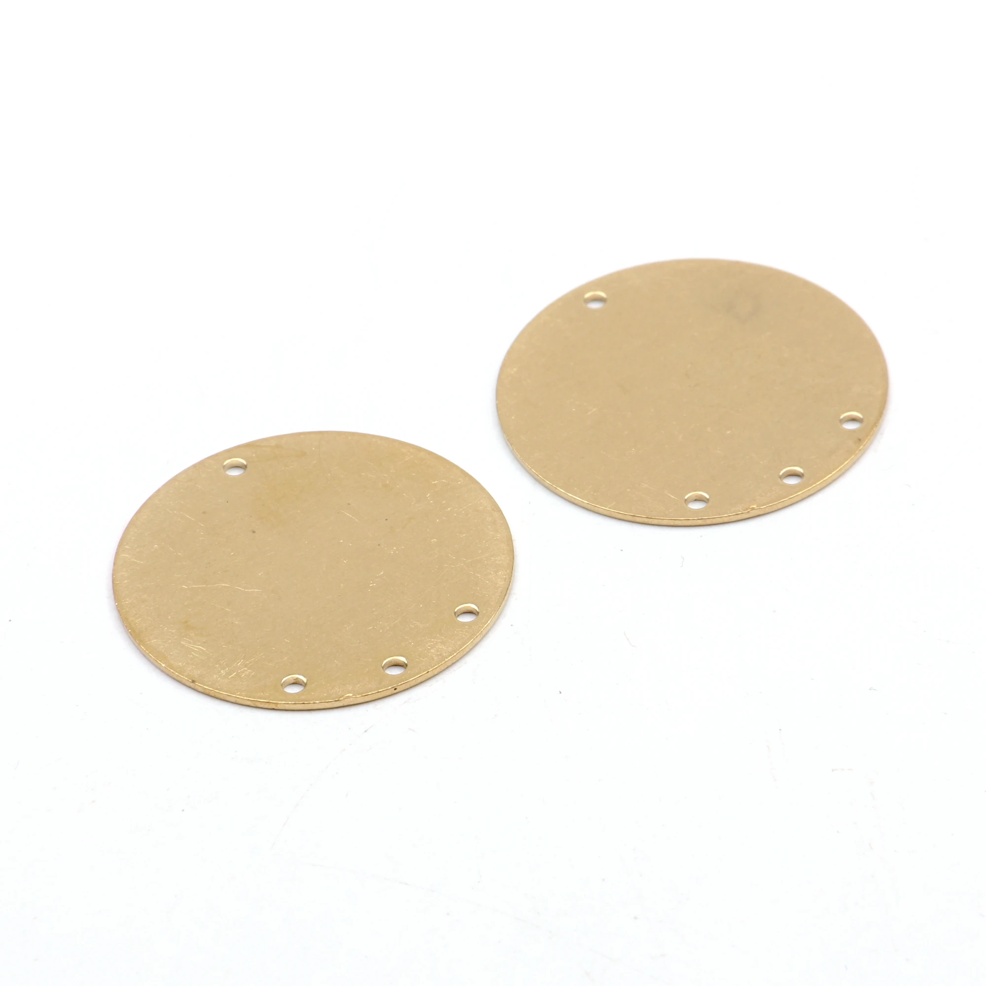 

Латунные подвески, фурнитура, аксессуары для изготовления ювелирных изделий своими руками, серьги, ожерелье, браслет, 23mm-RB1401