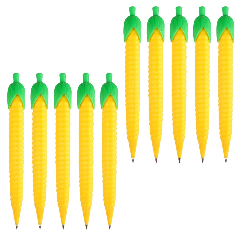 

10 Pcs Household Kids Pencils Accessory Mechanical Cactus Cartoon Lead Plastic Press-type Children Portable