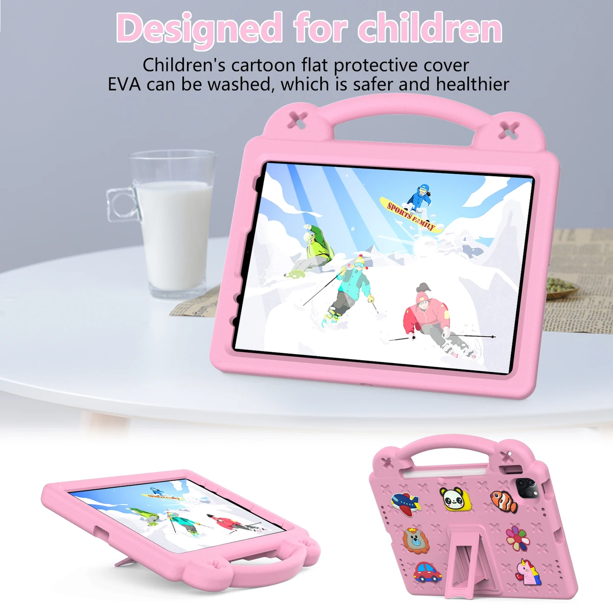 EVA Kids Safe Case For IPad Air 11 2024 2025 11 11th 10 10th 2022 10.9 10.2 2021 9th 8th 7th Cover Air 4 5 Pro 10.5 11 2020 — view 2