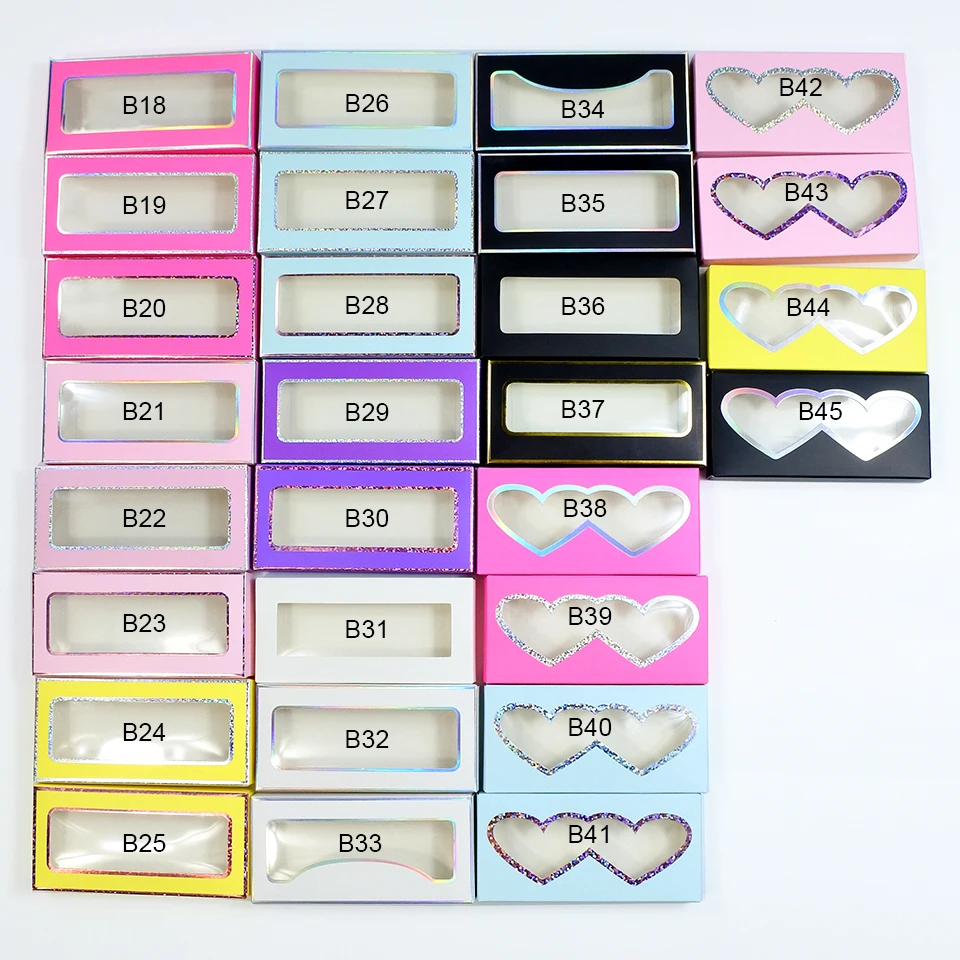 OEM/ODM Lash Box Wholesale 10-100Pcs Custom Logo Lash Packaging Private Label Empty Paper Eyelash Packaging Box Suppliers 4