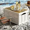 1 Outdoor Camping Storage Box With Handle 15L Foldable Storage Box Portable Camping And Picnic Storage Box Car Luggage 2