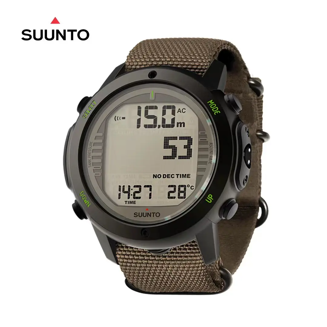 SUUNTO D6I NOVO Scuba Diving Computer Watch 3D Compass SteelCase Sports Wrist Watch Authentic