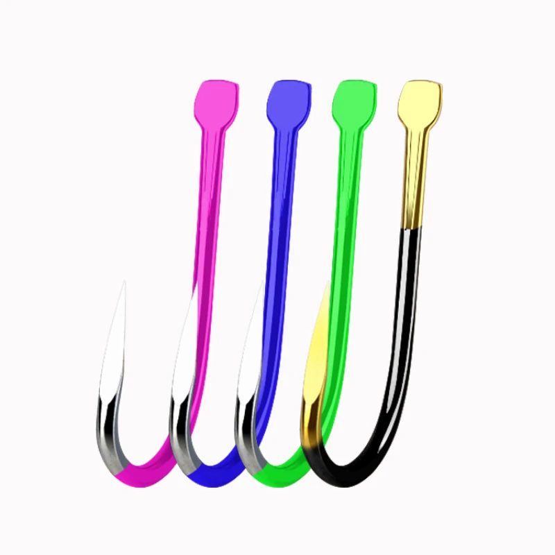 Small Fishing Hooks 500pcs Flat Head No Eye Colorful Cool Black Gold  Triangle Teeth Iseni with Barb Bulk Fishhook pesca Hook - AliExpress