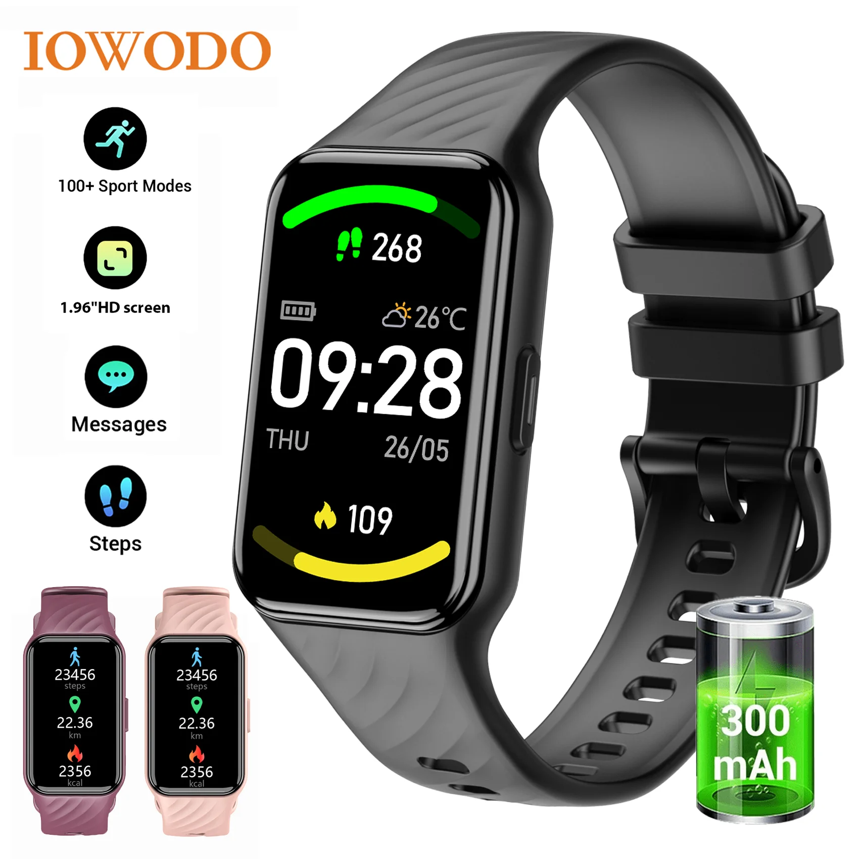 Activity Tracker Iowodo Smartwatch App IOWODO New R10 Smart Watch