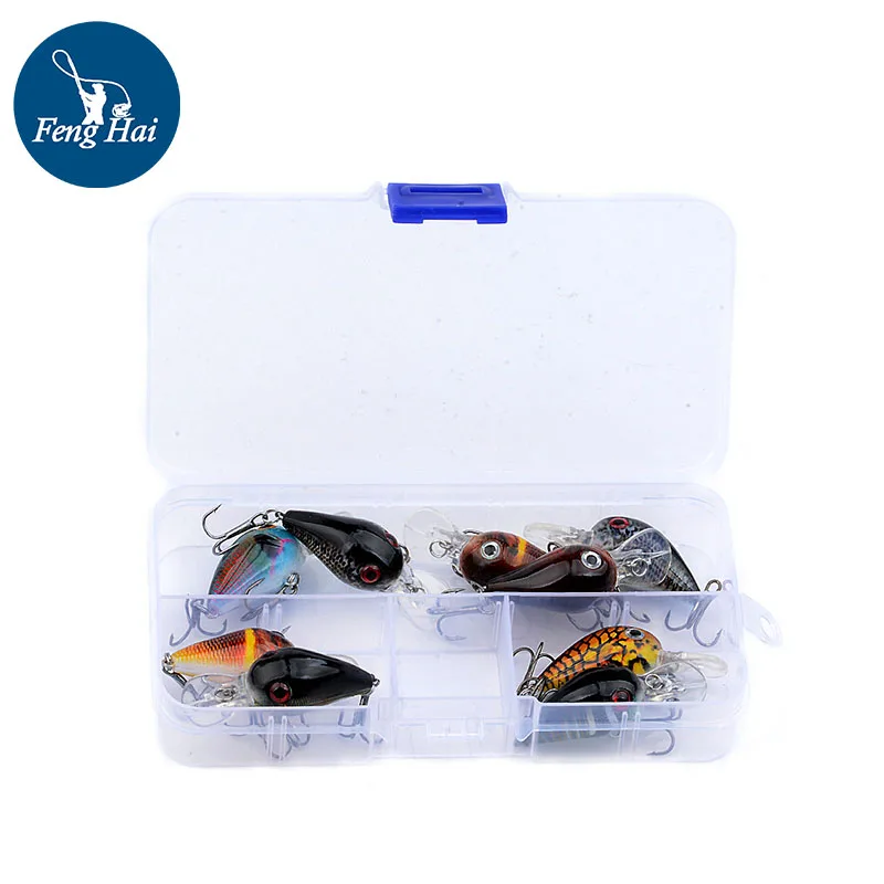 Plastic Fishing Bait Box Set,Micro Thing,Crank Fishing Bait,Temptation  Fishing Lure,Ringing Beads,Wholesale,2.5G, 4.5cm - AliExpress