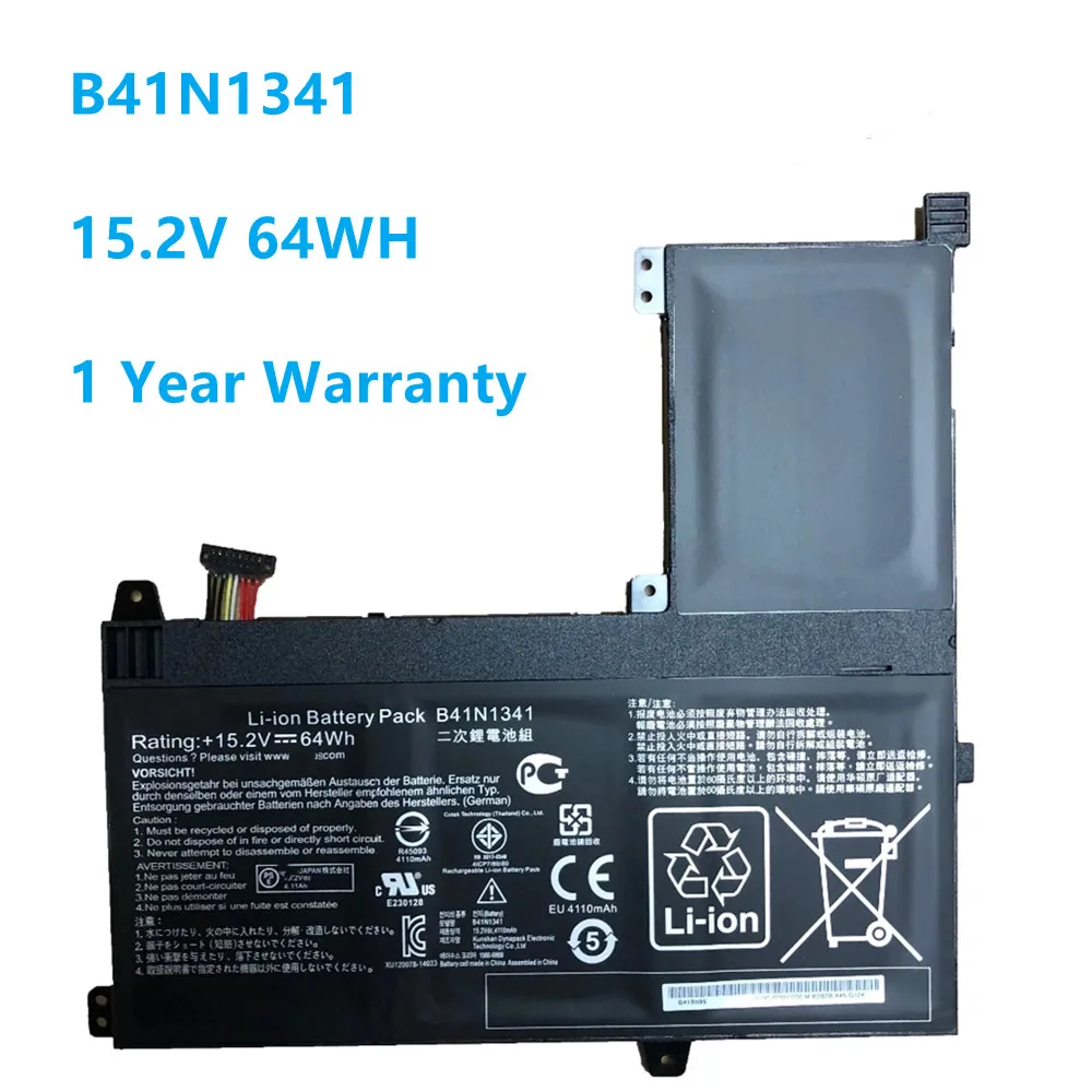 

B41N1341 15.2V 64Wh Laptop Battery For Asus Q502 Q502LA Q502LA-BBI5T12 Q502LA-BBI5T14 Q502LA-BBI5T15 B41N1341