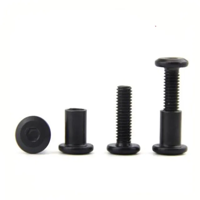 30 Viti M6 Per Mobili - Set Connettori Da 32-42mm Per Montaggio Armadi E Pannelli Legno - Foto 5