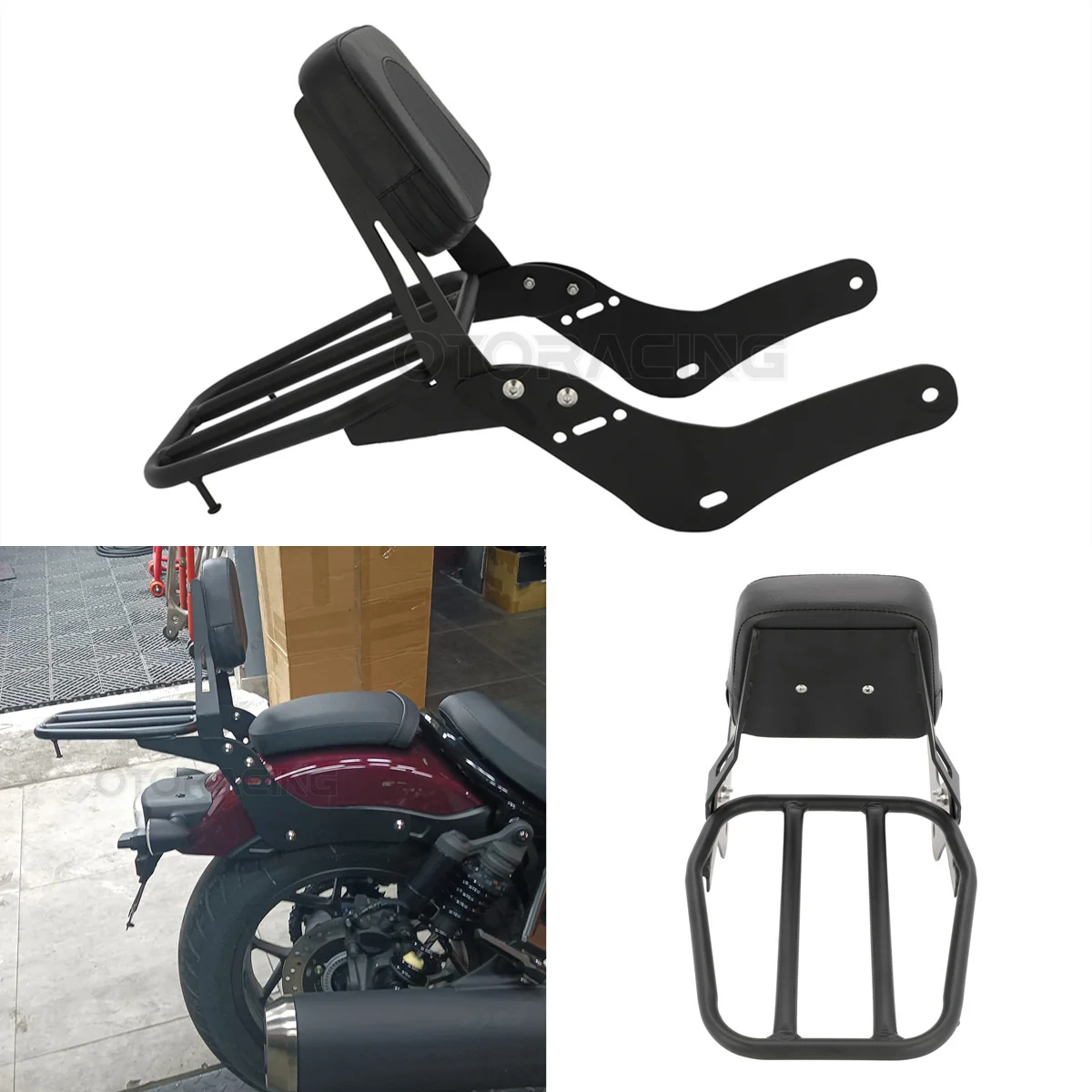 

Motorcycle Accessories Passenger Luggage Rack Backrest Sissy Bar For Honda Rebel CMX1100 CM1100 CM 1100 CMX 1100 2021 2022