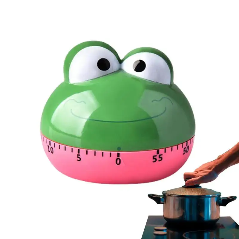 

Cute Kitchen Timer Reminder Alarm Clock Creative Cute Timer Manual Mechanical Rotation Creative Cute Cartoon Kitchen Gadget