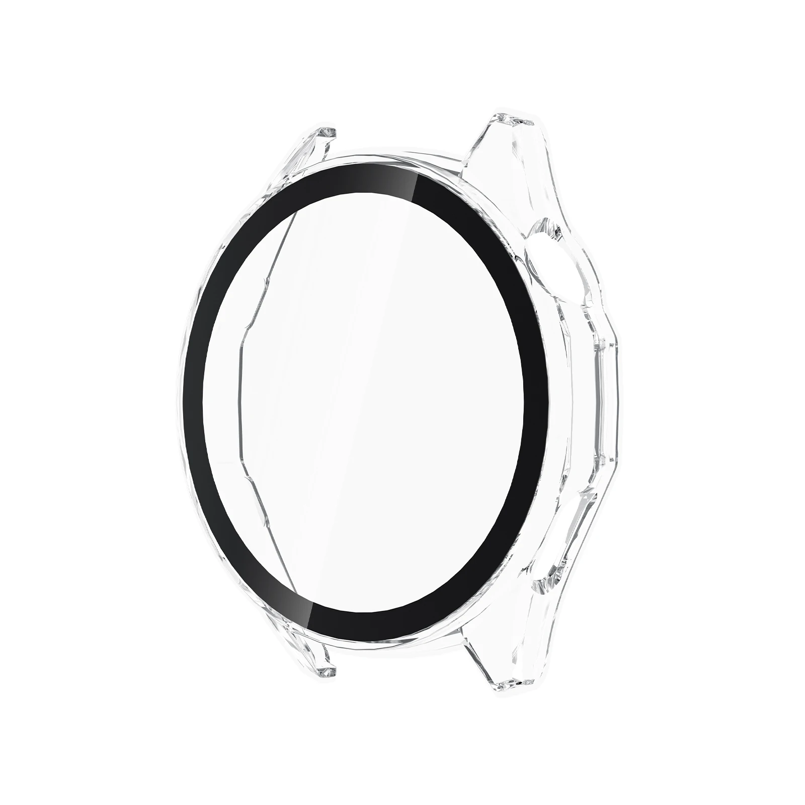 Enhanced Protective Smartwatch Shell and Screen Protector with Tempered Glass
