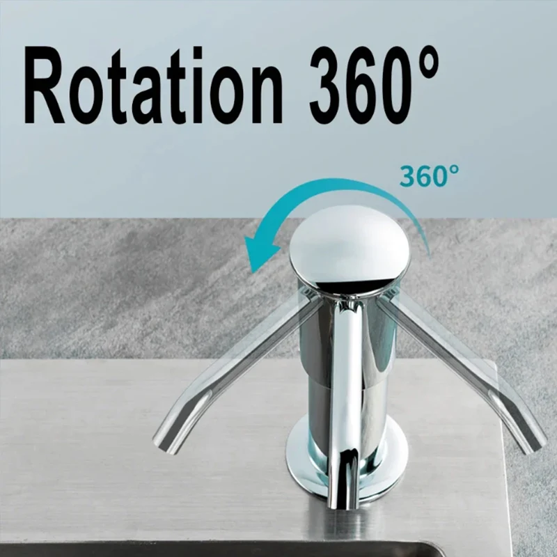 2024 new Soap Dispenser for Kitchen Sink Built in Sink Soap Dispenser Countertop Soap Dispenser Pump kitchen supplies 3