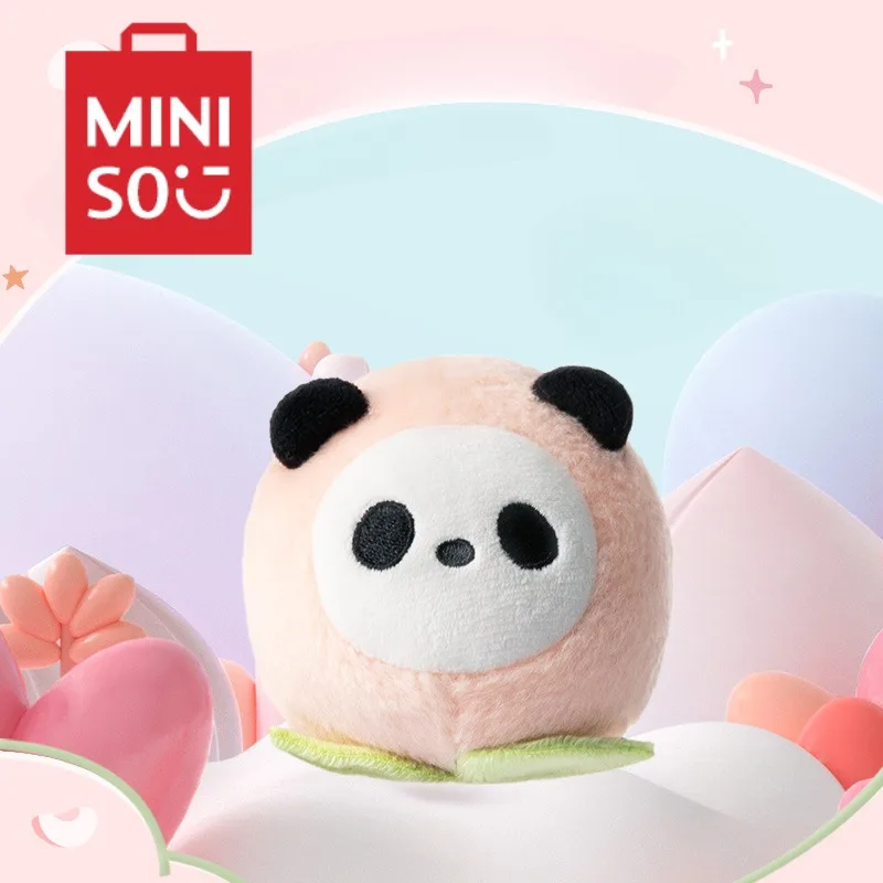 

MINISO Plush Decompression Doll Children and Students Toy Gift Chinese Panda Series Peach Panda Cartoon Portable and Delicate