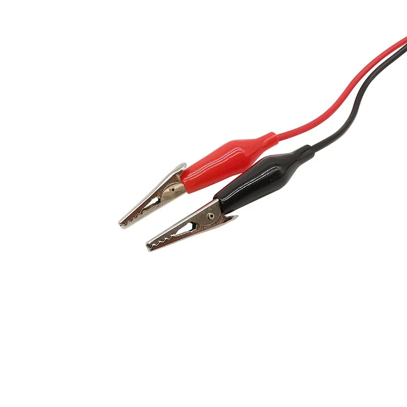 1Pcs Small Alligator Clips to Alligator Clips Test Leads Connector Crocodile Clamps DIY Electronic Testing Jumper Wire Lead 1M
