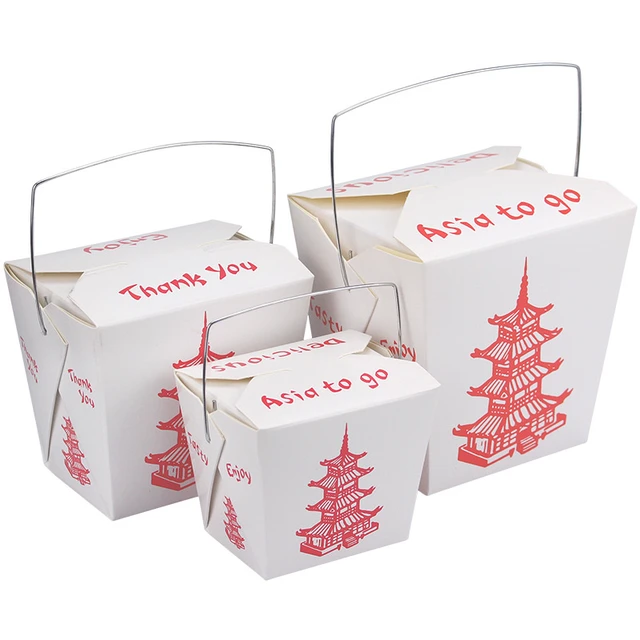 take out box To go boxes Kraft paper doggie bag food lunch pasta packing.  100pcs/lot - AliExpress