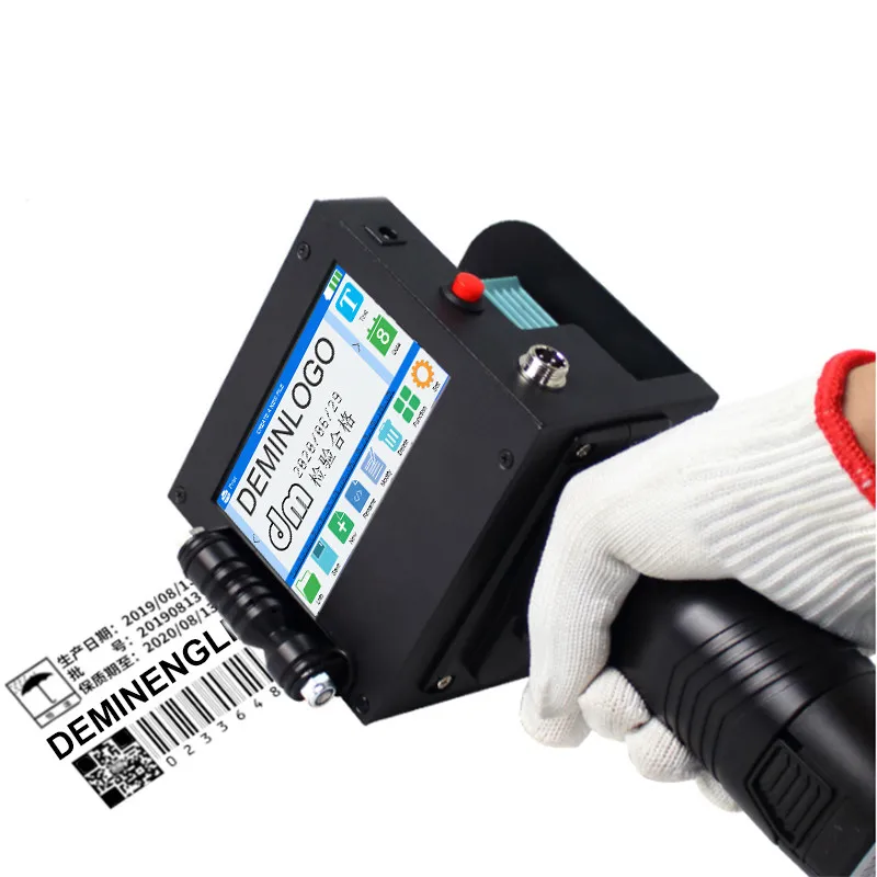 

Fast dry printing 50mm handheld inkjet printer for date text number code image printing 5cm Logo Handheld Inkjet Printer