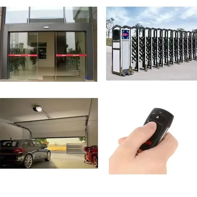Remote Control Wireless RF 433mhz Garage Door Gate Duplicator Copy Code 433 Mhz Key Opener