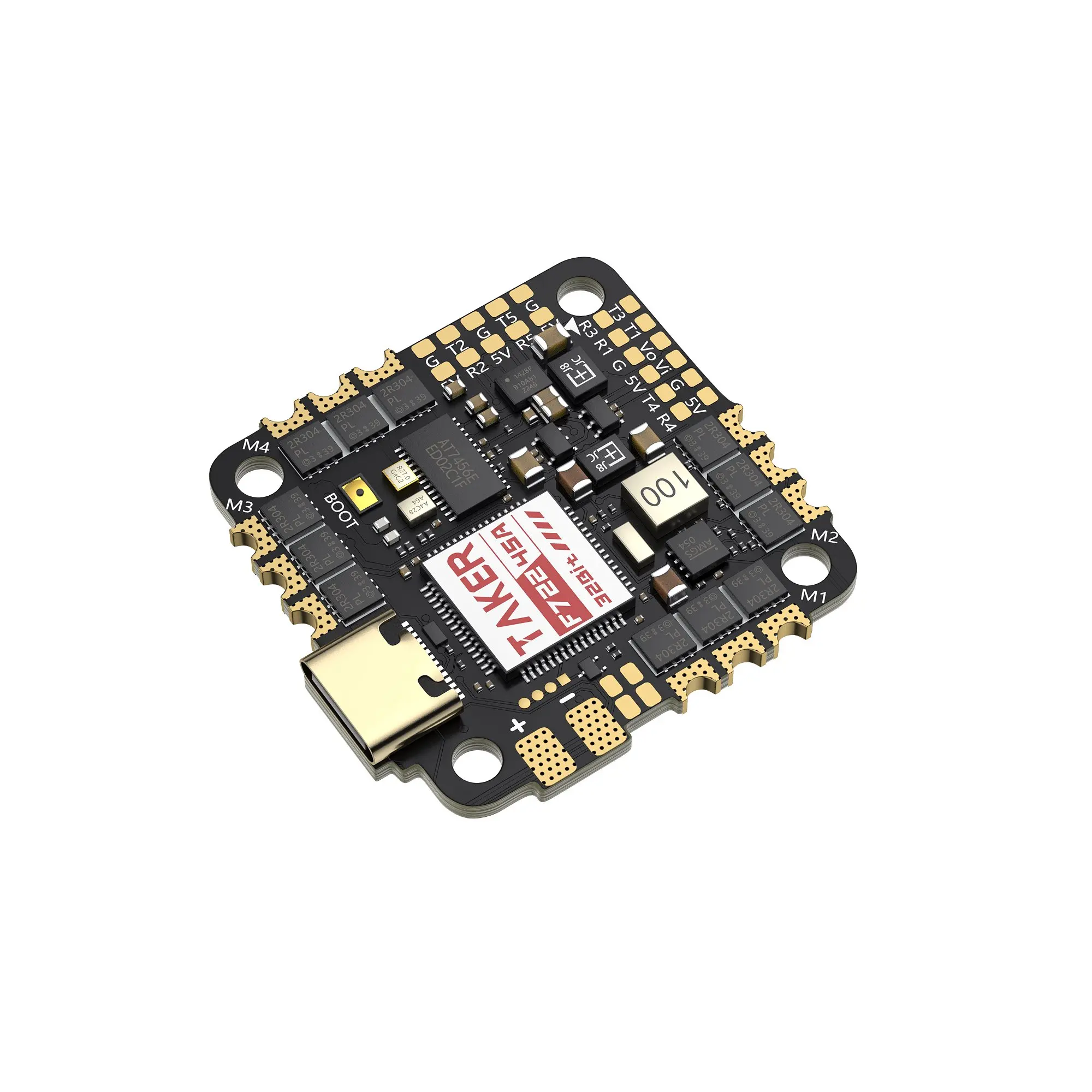 TAKER F722 45A 32Bit AIO Flight Controller Stack pour Drone FPV