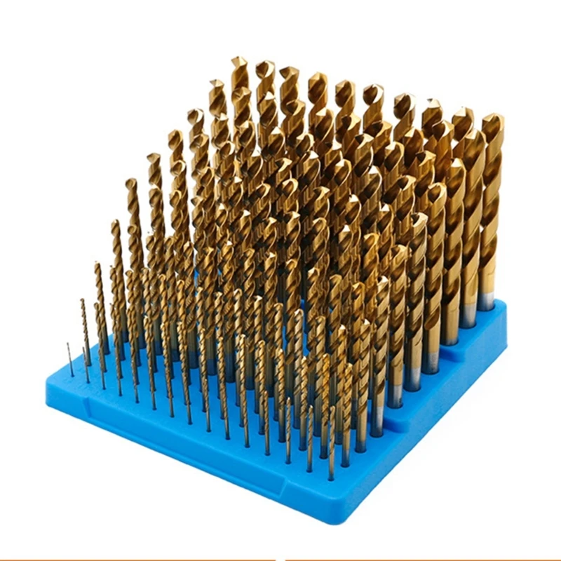 121 Hole Drill Bit Holder Storage Box Workbench Screwdriver Drill Bit Holder Storage Box Suitable for Home Workshop M68E tool storage box storage organizer box screwdriver storage box