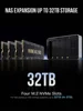 GMKtec G9 NAS MINI PC Twin Lake N150 Windows 11 Pro DDR5 12GB on Board 64GB EMMC4'SSD Slot Max 16TB Dual 2.5G Lan WIFI 6 BT5.2 2