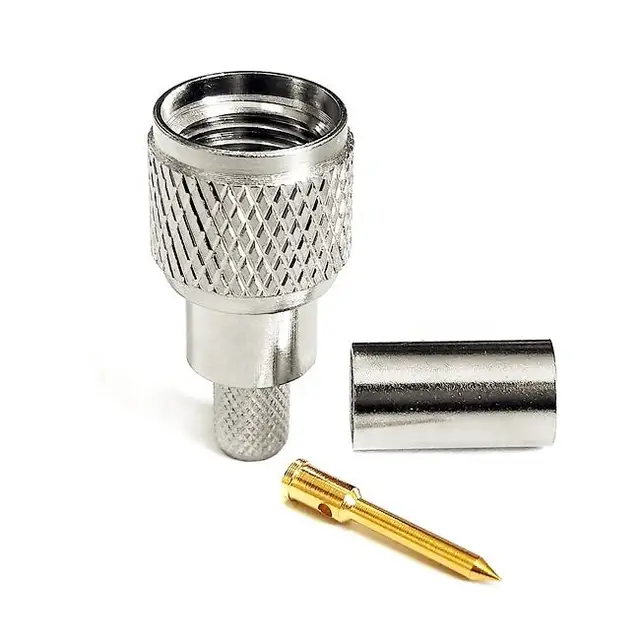 PLC Omron Connettore PL259 Maschio Per Cavi RG58, RG223, LMR195 - Tipo Morsetto, A Compressione UHF Spinotto UHF Per Cavo RG58 - Foto 11