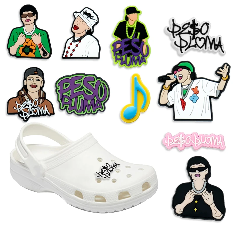 Peso Pluma Croc Charms Mexican Singer Crocs Jibbitz 