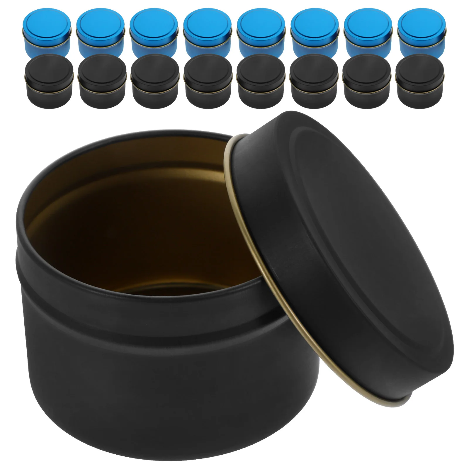 

24 Pcs Jar Tins Empty Container Small Holder Making Cans DIY Tea Lights Holders