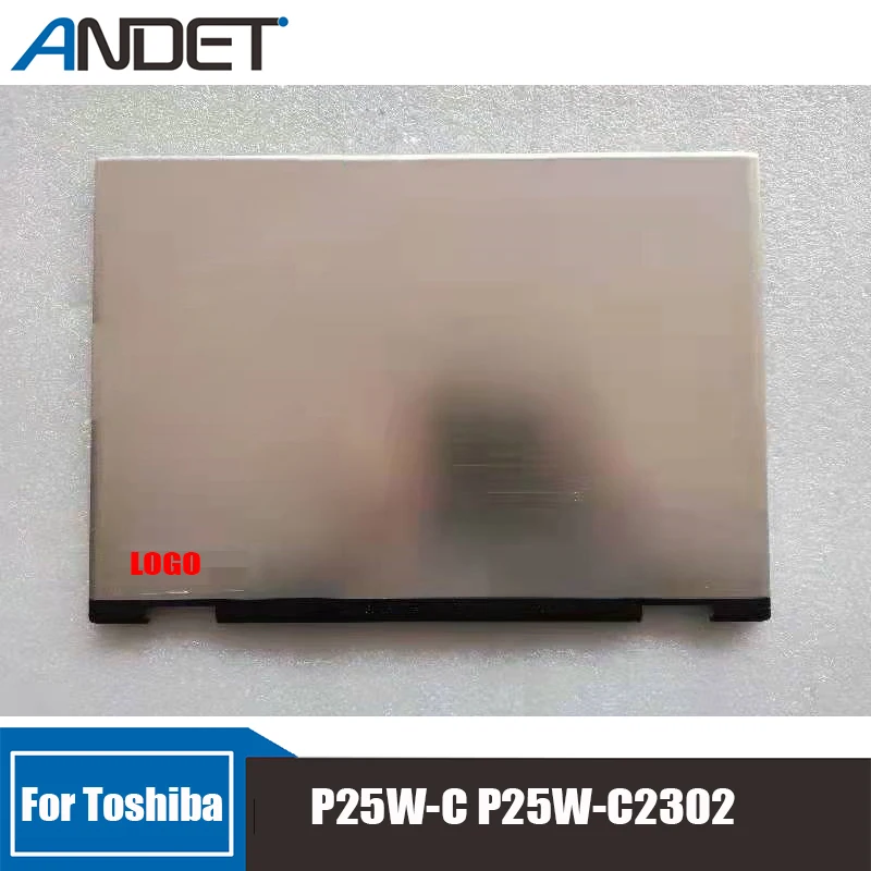 

95% New For Toshiba P25W-C P25W-C2302 Lcd Back Cover Rear Lid Screen Top Case Silver Brown A Shell Laptop Housings H000096590CQ