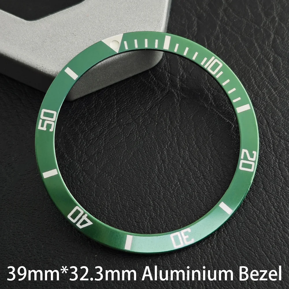 Premium Flat Aluminium Watch Bezel - 39mm Replacement Part for Men's Mechanical Watch