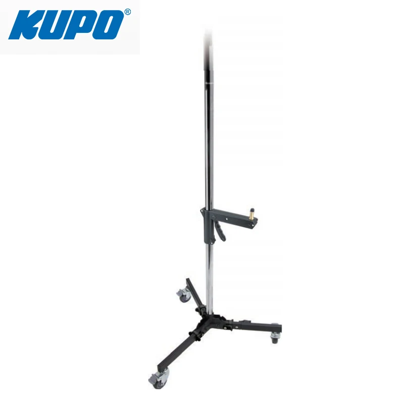 KUPO 390M Steel Column Roller Stand US-KS301912, Spring-loaded Sliding Arm US-KG015711