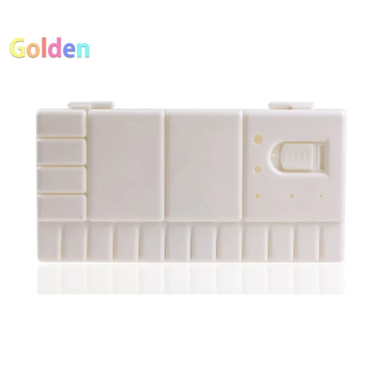 휴대용 수채화 물감 상자(24칸 접이식 팔레트 포함) - 야외화 및 전통 중국화에 적합한 내구성 있는 플라스틱 소재