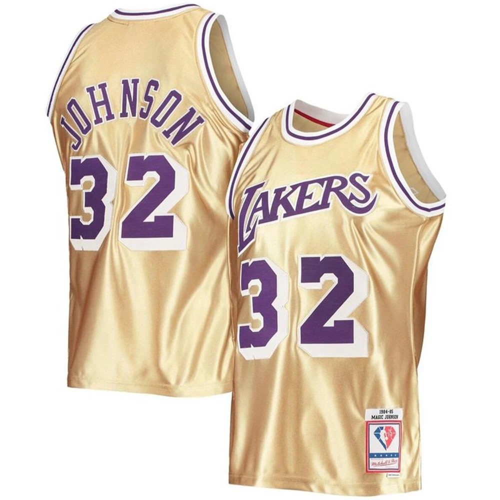 Basketball Vest Summer New Los Angeles James Gold Basketball Jersey Oversized Men's Vest High Quality Children Adult Universal Size Tops