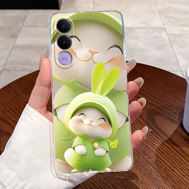 Aesthetic Luxury Soft Silicone Transparent Phone Cover Shell