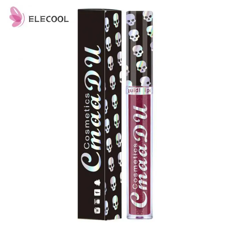 Colore Lucido Glitter Liquido Rossetto Lucido Lucidalabbra Impermeabile Di Lunga Durata Metallizzato Lucidalabbra Cosmetici Per Il Trucco Delle Donne